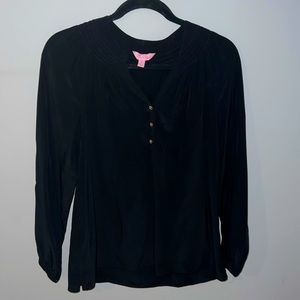 Lilly Pulitzer Elsa Top Black